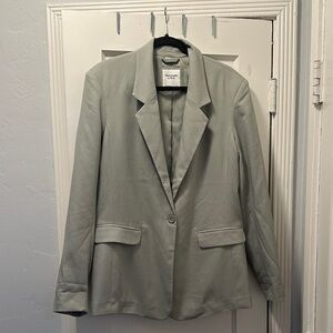 Abercrombie & Fitch Light sage green Blazer